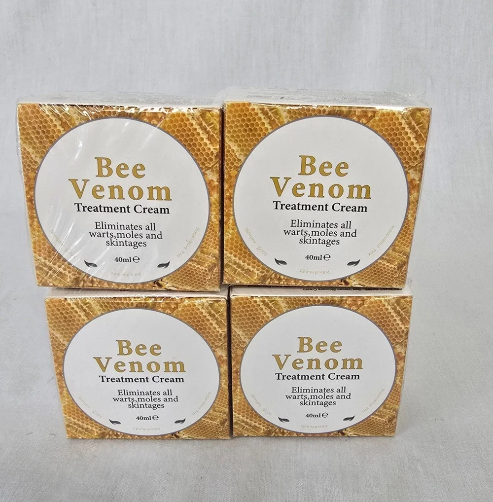 Bee Venom Treatment Cream 40ml/1.35fl oz x 4 = 160ml/5.4fl oz Skin Care Sealed
